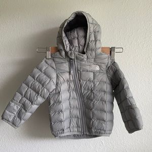The North Face Grey Puffer Jacket